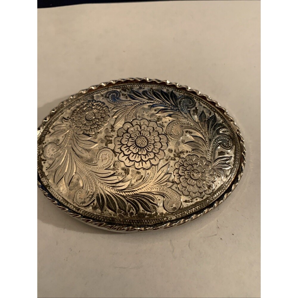 Belt Buckle Silver Like